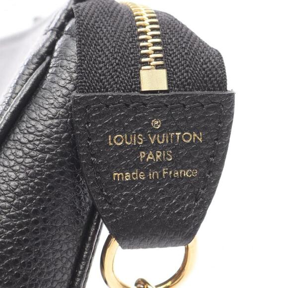 LOUIS VUITTON Black Monogram Leather Mini Bag - Picture 4 of 6